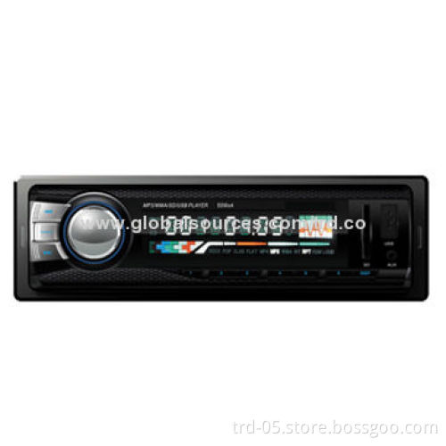1 DIN Deckless Car FM Radio/MP3 Player with USB SD Slot, Supports Play MP3/WMA Format, ID3 Tag